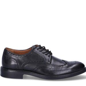 NWT George Hampton Men’s Black Work Oxford Shoes Size 9